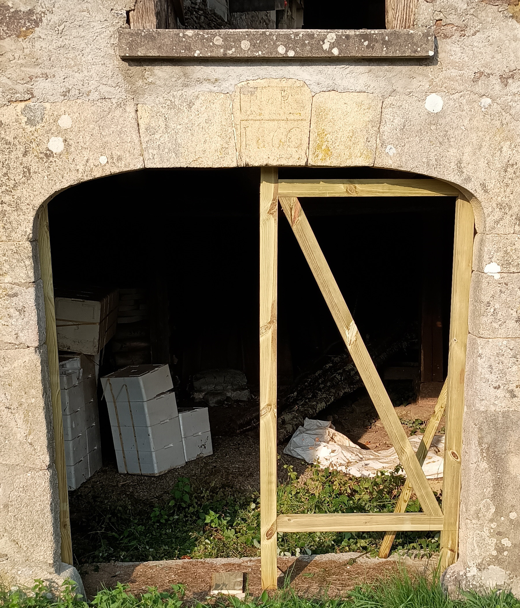 Barn downstairs door build 1